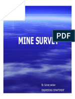Mine Survey Survey Pertambangan PDF