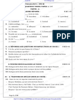 11th French Quarterly Exam Model Question Paper 2018 French Medium PDF