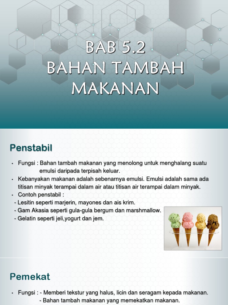 Bab 5 2 Bahan Tambah Makanan 2 Pdf