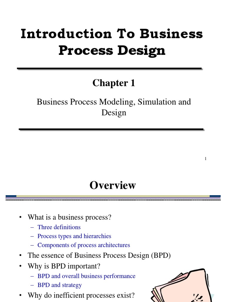 Business Process Design Overview | PDF | Business Process | Strategic ...