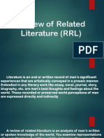 Review of Related Literature RRL