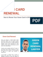 Green Card Renewal Filing Fee