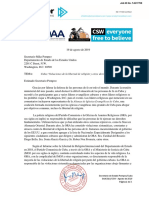 Cert Doc 2019-8-19 Pompeo Cuba FoRB Sanctions Spanish