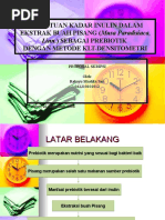 Download Penentuan Kadar Inulin Dalam Ekstrak Buah Pisang  by Rahayu Mustika Sari SN43822557 doc pdf