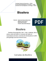 Biosfera: Camadas da Terra e Poluição Hídrica