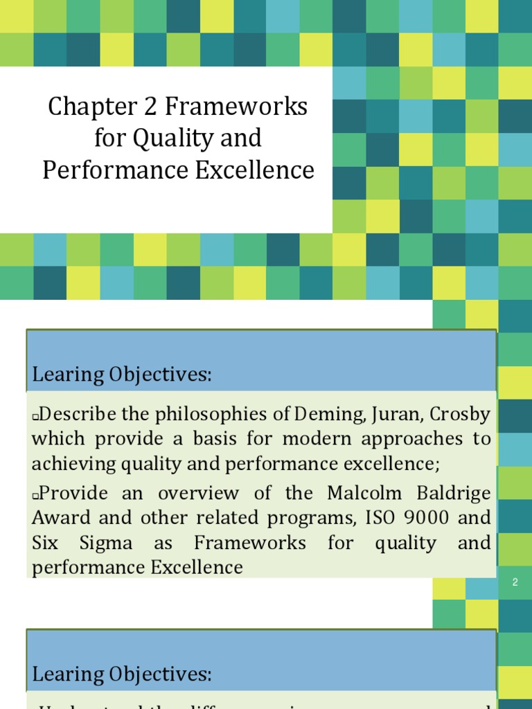 Quality and Performance Excellence | PDF | Quality Management System ...