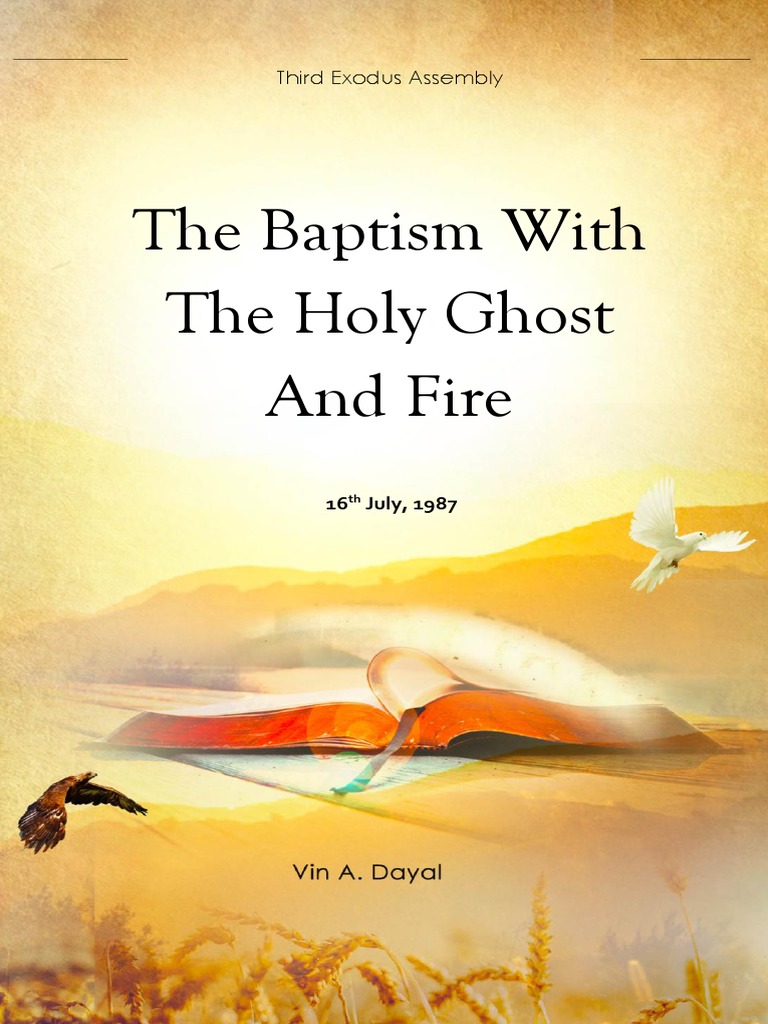 19870716 The Baptism With The Holy Ghost And Fire John The Baptist
