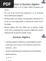 2.4 Basic Theorems and Properties of Boolean Algebra