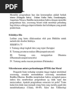 Mangala Sutta, Sekiya Sutta, Keselarasan Antara IPTEK Dan Moral