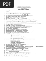 BCA I Year Digital Computer Oragnisation Practice Questions