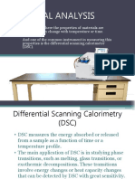 Thermal Analysis