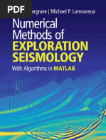 Gary F. Margrave - Michael P. Lamoureux - Numerical Methods of Exploration Seismology - With Algorithms in Matlab (R) - Cambridge University Press (2019) PDF