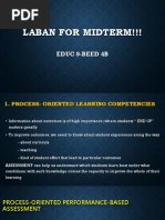 Midterm in assessment of education