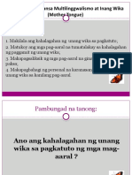 5 Wikang Pambansa, Bilingguwalismo at Multilingguwalismo.pptx