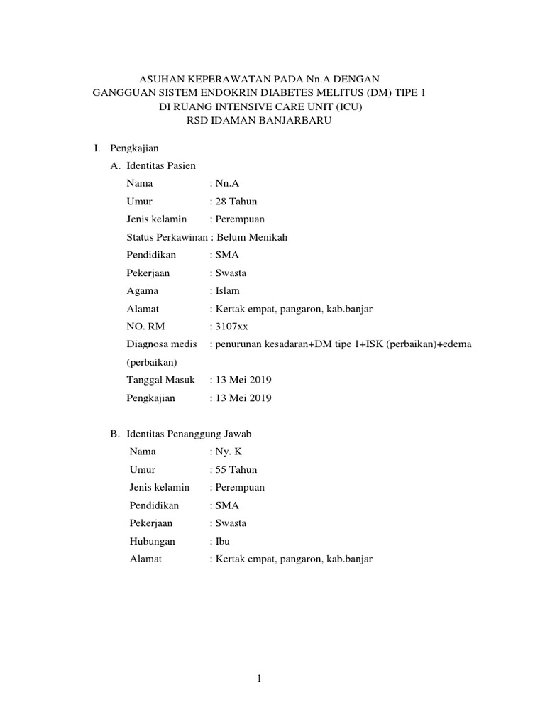 Askep Icu Dm