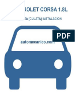 [CHEVROLET] Manual de Taller Instalacion de Culata Chevrolet Corsa