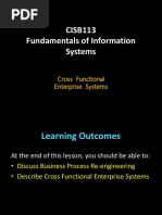 Chapter 5 Cross Functional Enterprise Systems