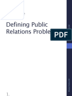 Defining Public Relations Problems - Script-1 PDF
