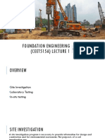 Foundation Engineering CEET515a Lecture 1 PDF