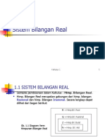 Bab1. Sistem Bilangan Real