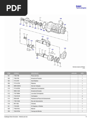 Catálogo Bomba Delphi DP200 | PDF | Metalurgia | Máquinas