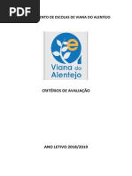 Os Criterios de Avaliacao AEVA 2018 2019