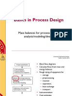 Basics in Process Design Mass Balances