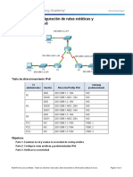 2.2.4.4 Packet Tracer - Configuring IPv6 Static and Default Routes Instructions PDF