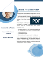 C. Electronico - Resumen Pelicula Snowden