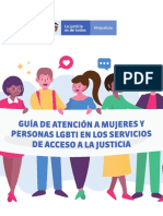 Guia de Atención A Mujeres y Personas Lgtbi en Los Servicios de Acceso A La Justicia