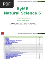 MADRID Syllabus Natural Science LT 6 English