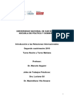 Introducción A Las Relaciones Internacionales Saguier 2019