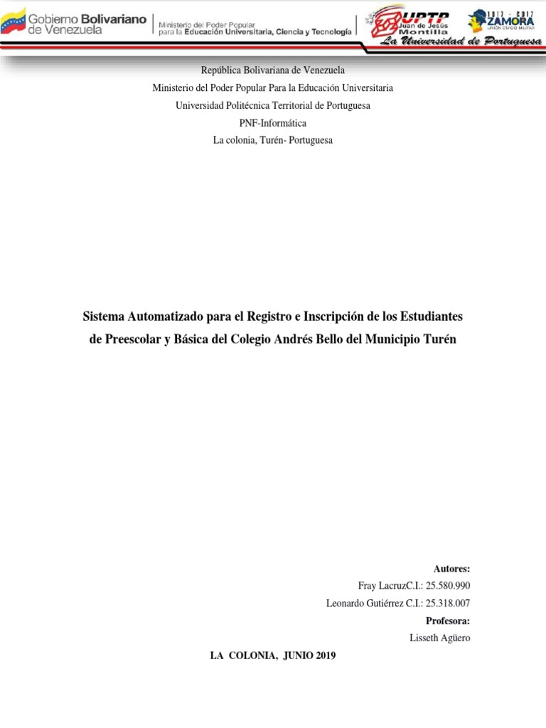 Sistema de Inscripción Automatizado UTEP | PDF | Educación de la ...