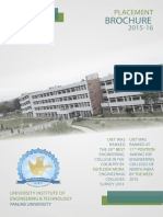 UIET Placement Brochure