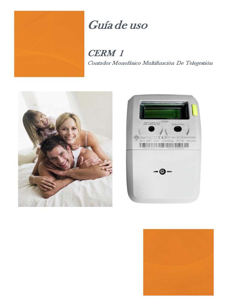 Manual del Contador CERM 1 | PDF | Energia electrica | Transistor