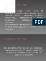 Sex Education Notes