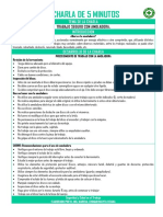 Tema de La Charla Trabajo Seguro Con Amoladora