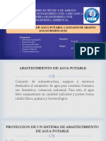 Abastecimiento de Agua Potable Caudales de Abasto. Aguas Residuales