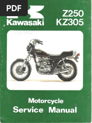Kawasaki KZ 250 - 305 79 A 82 - Service Manual PDF | PDF
