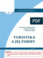 Turistika A Jej Formy (V - Učebnica) - Matlovičová, Klamár, Mika (2015)