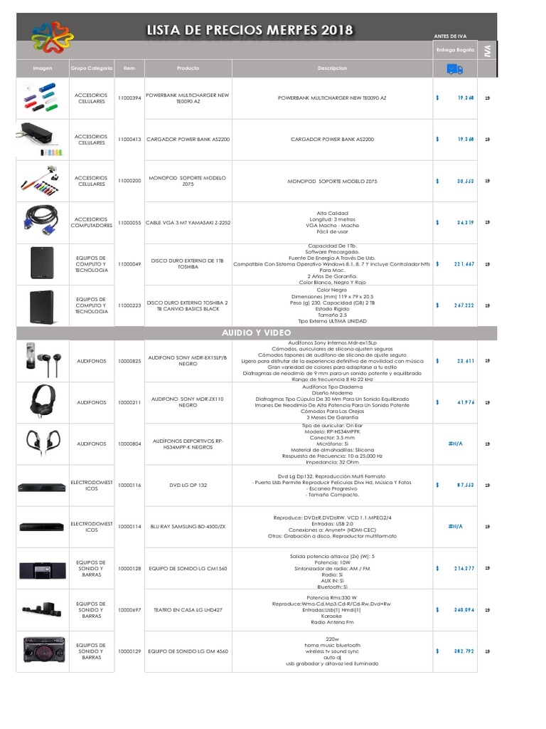 mango Catalogo Inversiones Merpess | PDF | Tableta | Hdmi