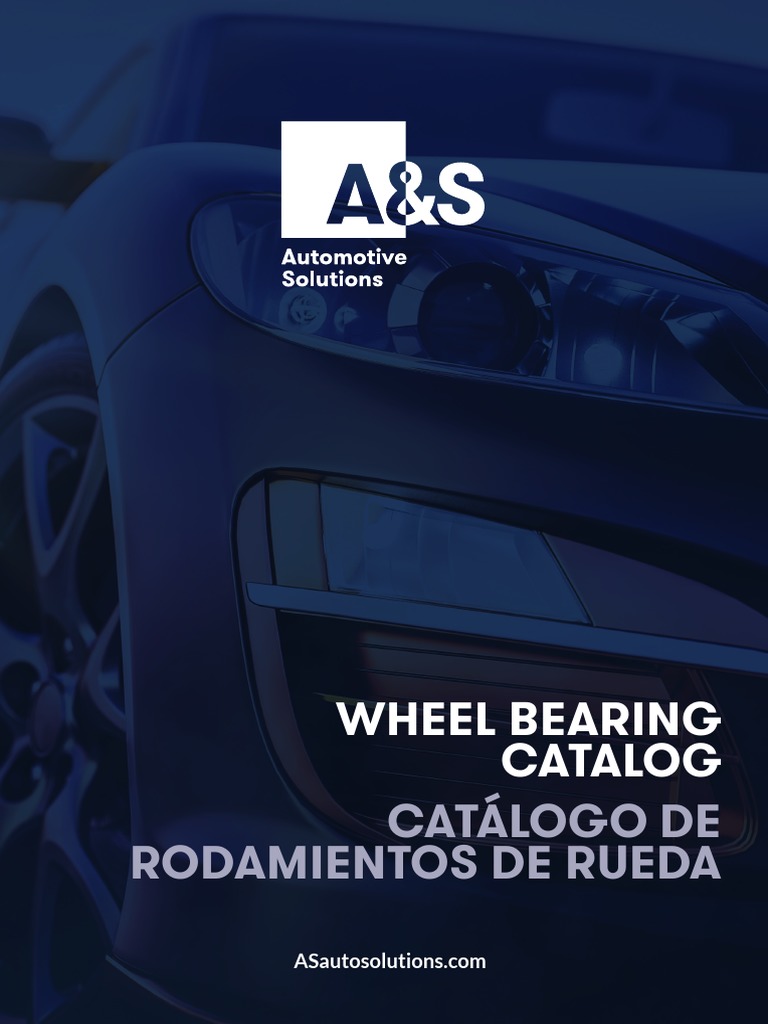 その他 EAGLE VISION -NEXT2- As Wheel Bearing Catalog SP en | PDF | Sistema de freno
