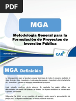 Metodología MGA para Proyectos Públicos | PDF | Evaluación | Economias