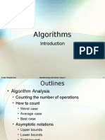 Algorithms: Jaruloj Chongstitvatana Algorithm Design and Analysis: Chapter 1 1