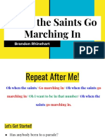 Leadership Teaching Through A Song When The Saints Come Marching in