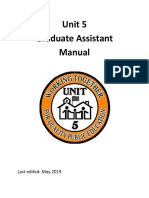 Unit 5 Graduate Assistant Manual