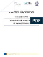 Manual de Administracion de Recursos en Un Cluster Linux 2