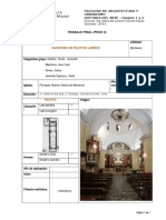 Ficha Inventario de Pulpitos Limeños - Nuestra Señora de Monserrat