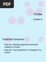 Angles and Arcs of Circles PowerPoint