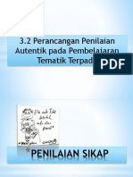 3.2 Perancangan Penilaian Autentik Dalam Pembelajaran Tematik Terpadu